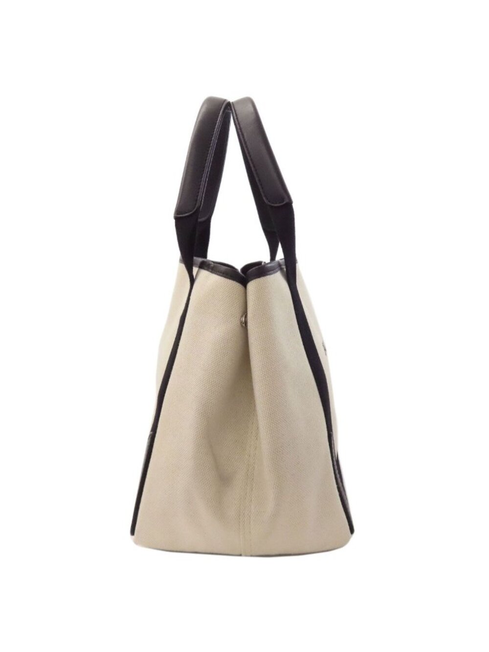 Balenciaga Navy Cabas Handbag Canvas - Picture 3 of 15